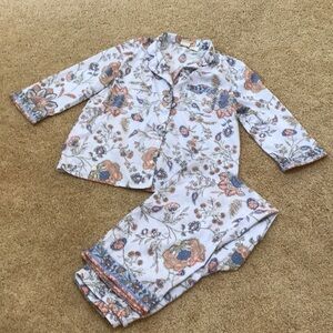THE PRAIRIE Size L blue combo printed pajama set